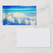 Himmel-Visitenkarte Visitenkarte (Vorne/Hinten)