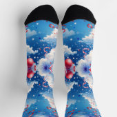 Himmel voller Freiheit Socken (Oben)