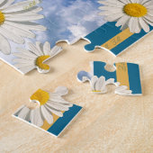 Himmel voller Gänseblümchen-Puzzle. Puzzle (Seite)