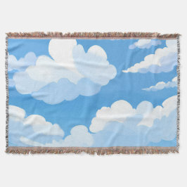 Himmel voller Wolken | Wasserfarbenes Blau Himmel Decke