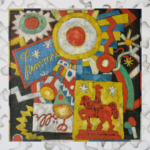 Himmel von Marsden Hartley, Vintage-Expressionismu Puzzle