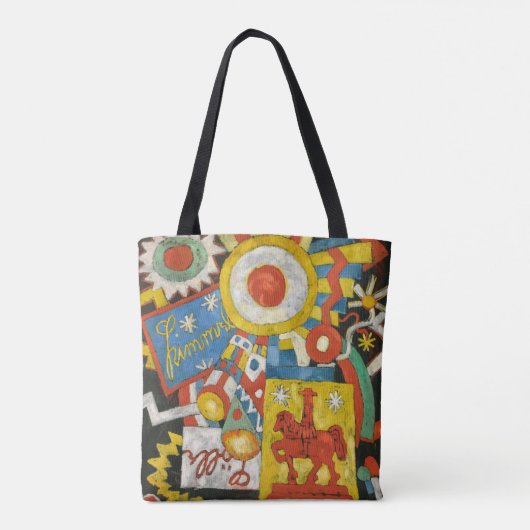 Himmel von Marsden Hartley, Vintager Expressionism Tasche (Rückseite)