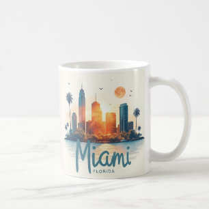 Himmel von Miami City Florida Kaffeetasse