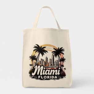 Himmel von Miami City Florida Tragetasche