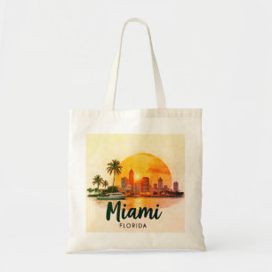 Himmel von Miami City Florida Tragetasche
