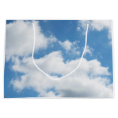 Himmel, Wetter, Natur, weiß, blau, wolke, sonnenli Große Geschenktüte (Vorderseite)