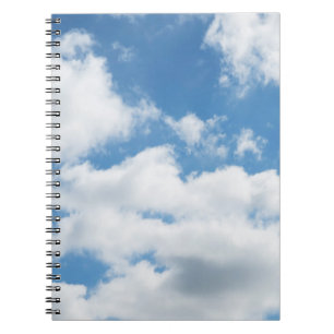 Himmel, Wetter, Natur, weiß, blau, Wolke, Sonnenli Notizblock