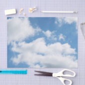 Himmel, Wetter, Natur, weiß, blau, wolke, sonnenli Seidenpapier (Handwerk)