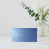 Himmel-Wolken-blaue schlichte klassische Visitenkarte (Stehend Vorderseite)