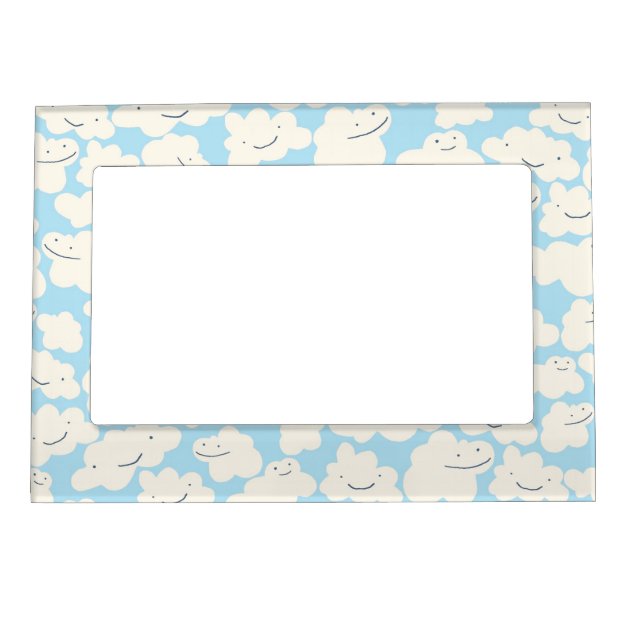 Cabilock 4er Set Magnetbilderrahmen - Runde Acryl Rahmen Transparent