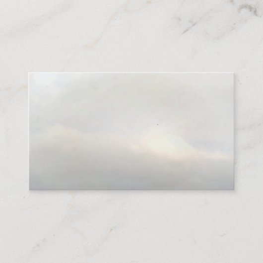 Himmel Wolken spirituelle Engelskarten Visitenkarte (Vorderseite)