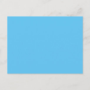 Himmelblau #5EC5F3, Blaue Hosta Postkarte