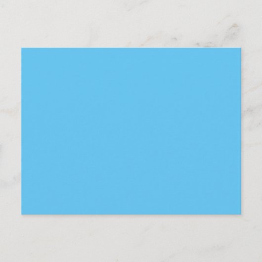 Himmelblau #5EC5F3, Blaue Hosta Postkarte (Vorderseite)
