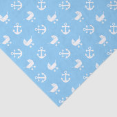 Himmelblau-Babyseemuster Seidenpapier (Ausschnitt)