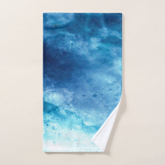 Himmelblau Badhandtuch Set (Handtuch)