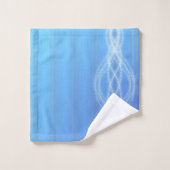 Himmelblau Badhandtuch Set (Waschlappen)