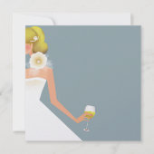 Himmelblau-Brause Einladung (Vorderseite)