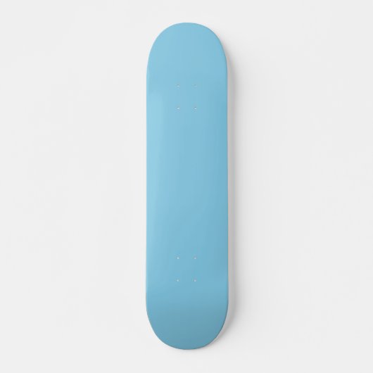 Himmelblau einfarbig skateboard (Vorne)