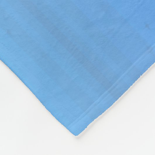 Himmelblau Fleecedecke (Ecke)