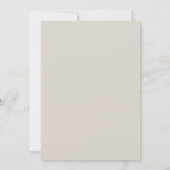 Himmelblau gemalte Hochzeit Einladung (Rückseite)