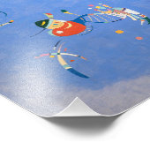 Himmelblau | Kandinsky | Fotodruck (Ecke)