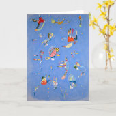 Himmelblau | Kandinsky | Karte (Gelbe Blume)