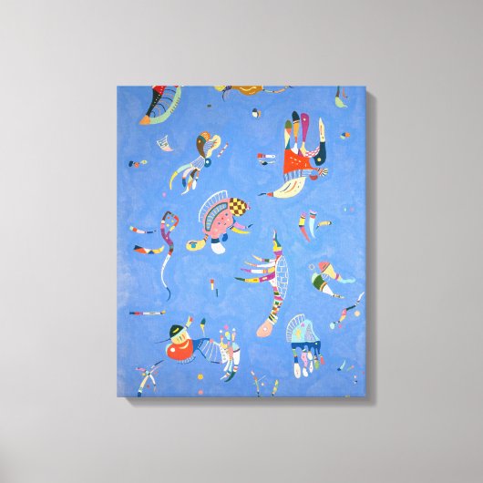 Himmelblau | Kandinsky | Leinwanddruck (Vorderseite)