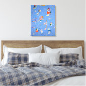 Himmelblau | Kandinsky | Leinwanddruck (Insitu (Schlafzimmer))