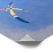 Himmelblau | Kandinsky | Poster (Ecke)