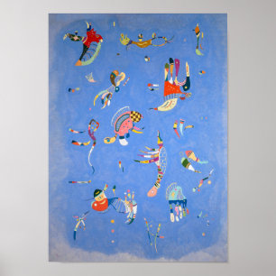 Himmelblau   Kandinsky   Poster