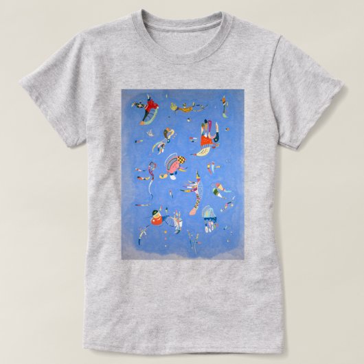 Himmelblau | Kandinsky | T-Shirt (Design vorne)