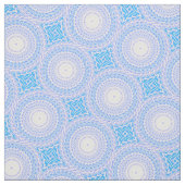 Himmelblau-Kreismuster Stoff (Muster)