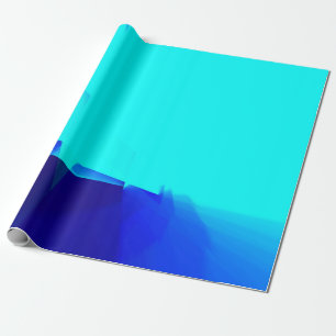Himmelblau lila abstrakte Textur Kunst Geschenkpapier