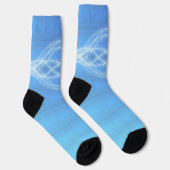 Himmelblau Socken (Rechts)