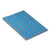 Himmelblau-Speckmuster Notizblock (Rechte Seite)