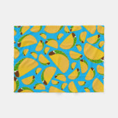 Himmelblau Tacos Fleecedecke (Vorderseite (Horizontal))