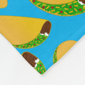 Himmelblau Tacos Fleecedecke (Ecke)