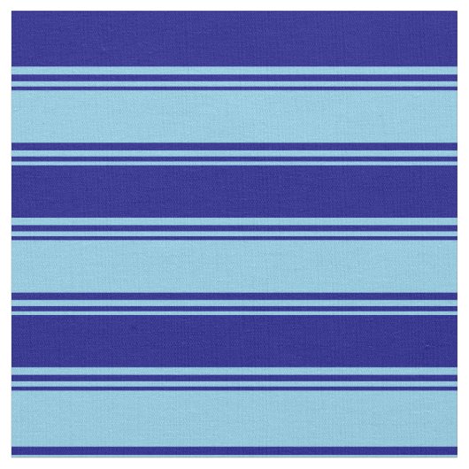 Himmelblau und blau gestrichen/Linke Muster Stoff (Nahaufnahme)