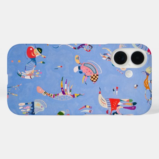 Himmelblau | Wassily Kandinsky Case-Mate iPhone Hülle (Rückseite (Horizontal))