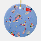 Himmelblau | Wassily Kandinsky Keramik Ornament (Vorne)