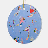 Himmelblau | Wassily Kandinsky Keramik Ornament (Links)