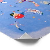 Himmelblau | Wassily Kandinsky Poster (Ecke)