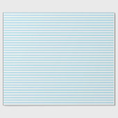 Himmelblau| Weißgestrickpapier Geschenkpapier (Flach)