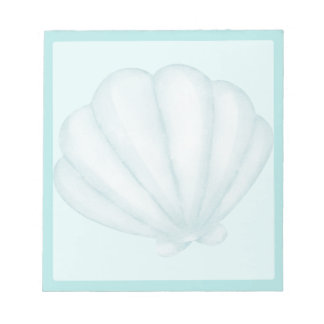 Himmelblaue Schale Notizblock