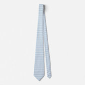 Himmelblauer Gingham Krawatte (Vorderseite)