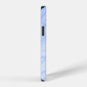 Himmelblauer Marmor iPhone Hülle (Rechte Seite)
