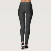 Himmelblauer Sternenexplosion Kosmisches Licht Leggings (Rückseite)