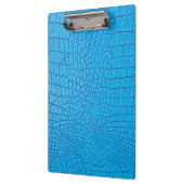 Himmelblaues Leder Klemmbrett (Links)
