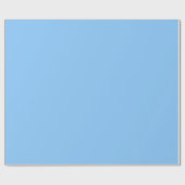 Himmelblaues Pop Of Color Geschenkpapier (Flach)