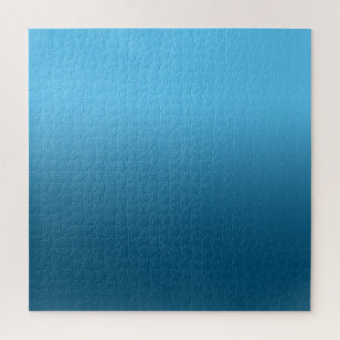 Himmelblaues und ozeanblaues Ombre Puzzle